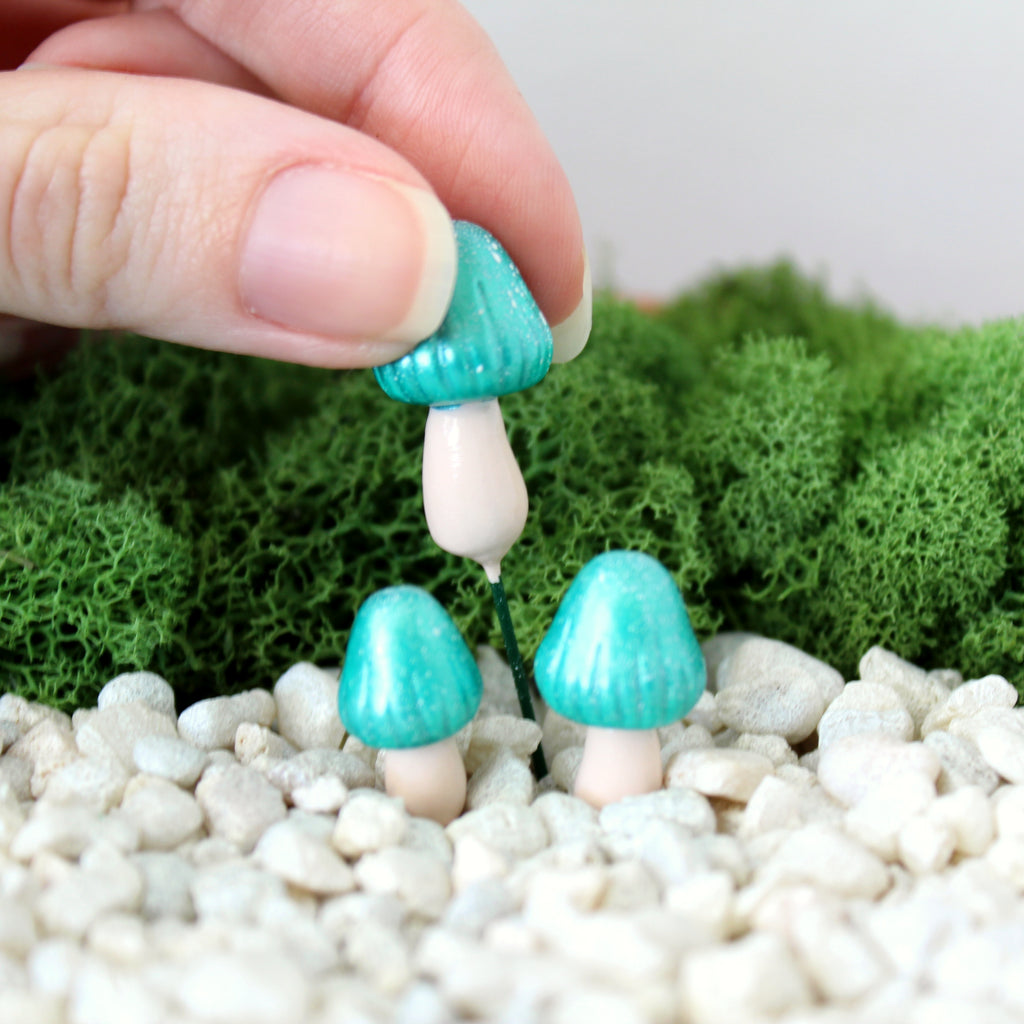 Creme de Menthe Bell Mushrooms